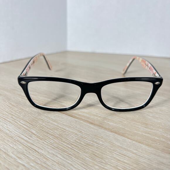 Ray-Ban RB5228 5014 Eyeglasses Black White and Red 50-17-140 Frames Only main image 5
